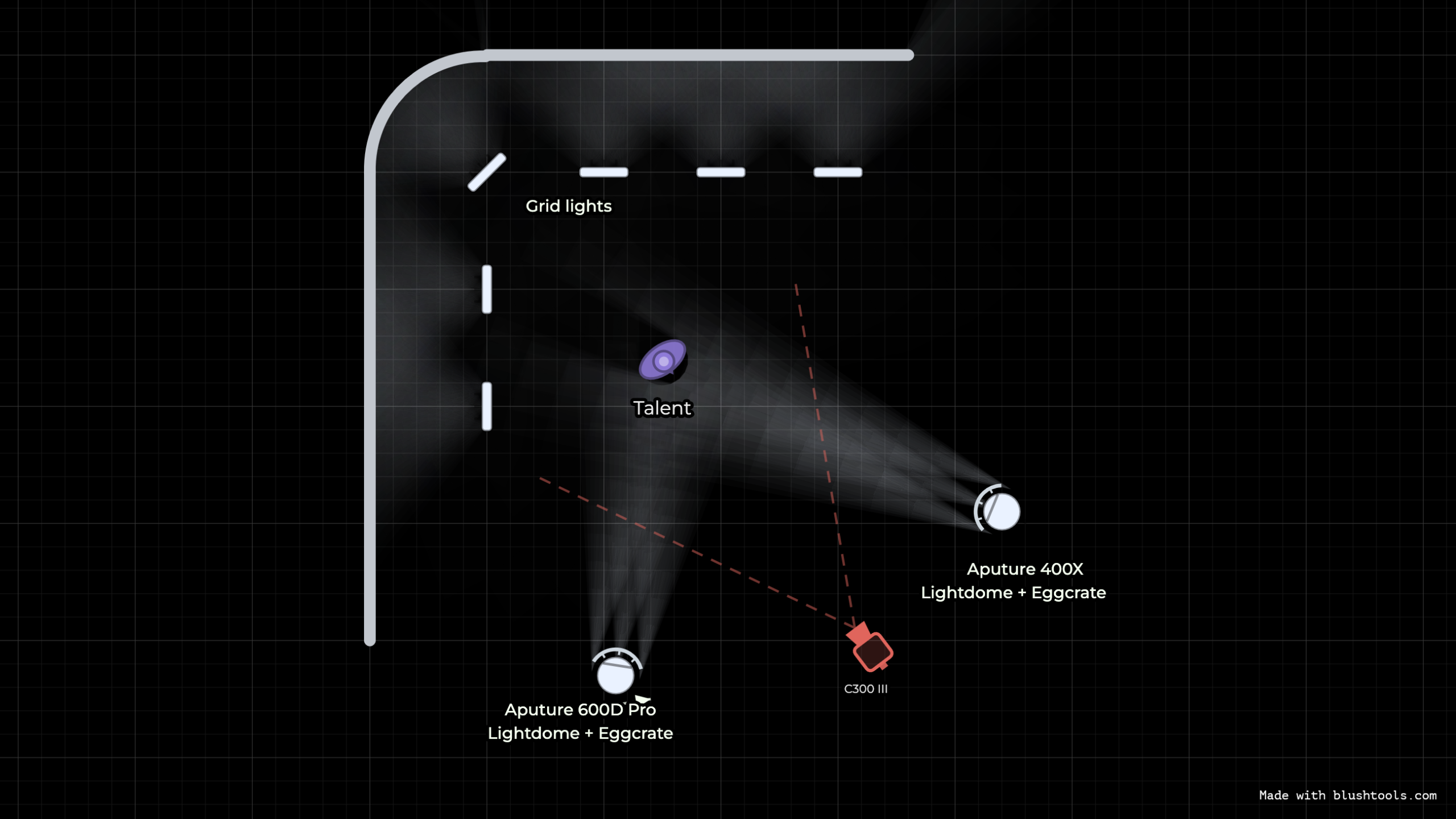 Contrast Ratios 01: lighting diagram